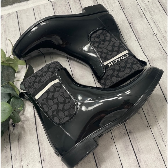 - New COACH Rain Bootie - Picture 7 of 10